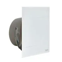 Extractor potenciado de vidrio 200 m³/h blanco