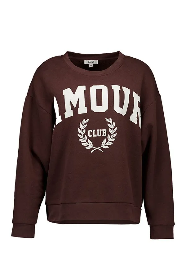 Bruine sweater amour