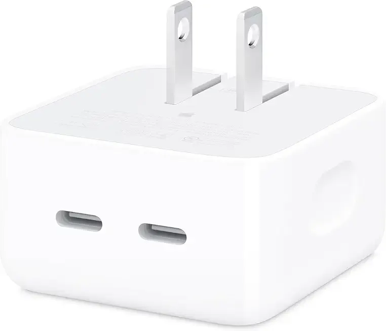 Apple 35W Dual USB-C Port Compact Power Adapter