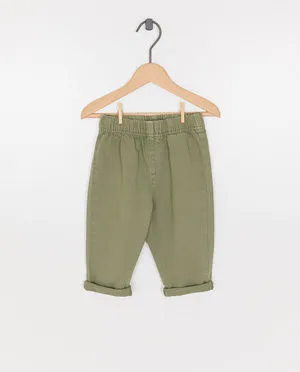 Groene broek, baggy fit