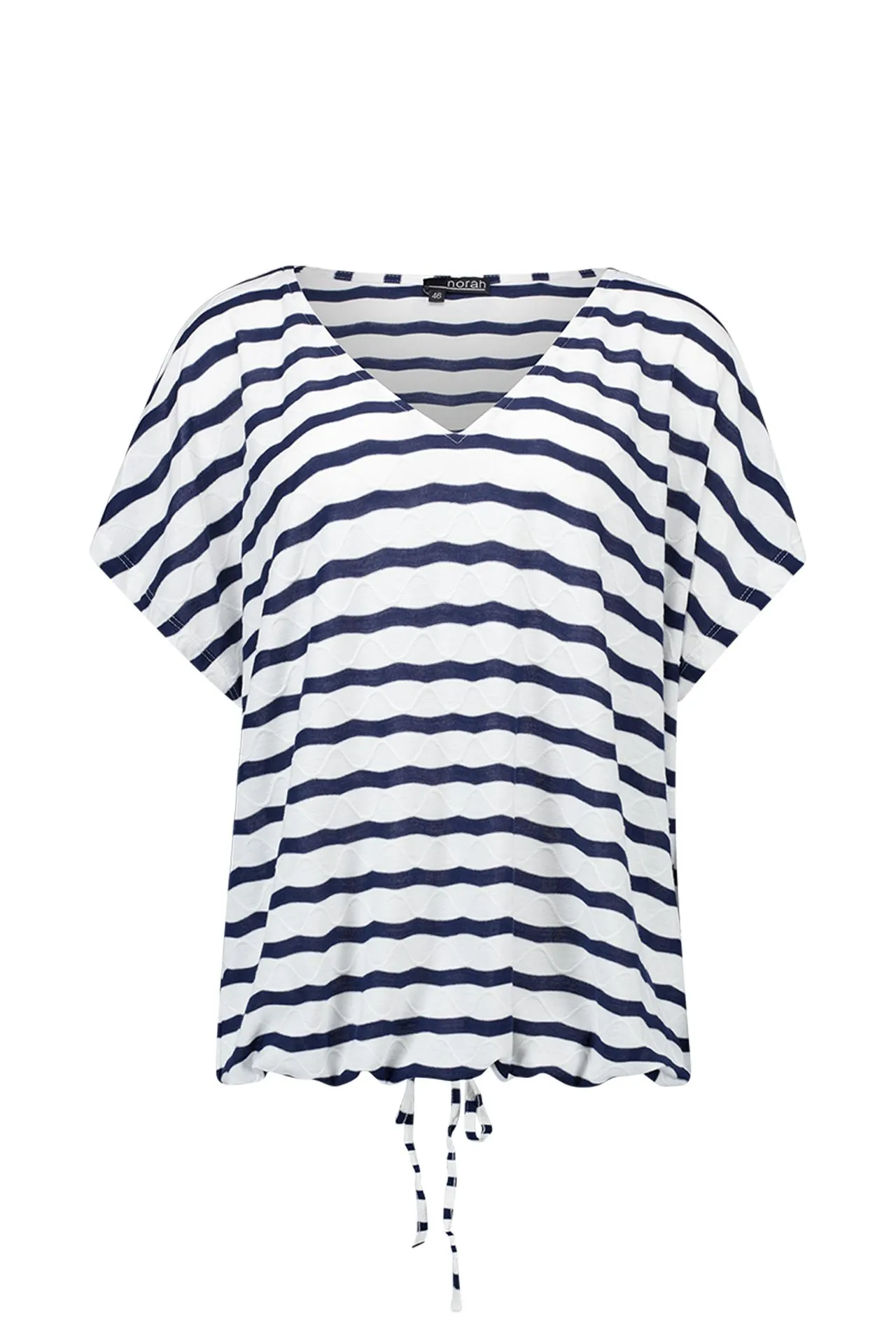 Blauw/wit gestreept shirt