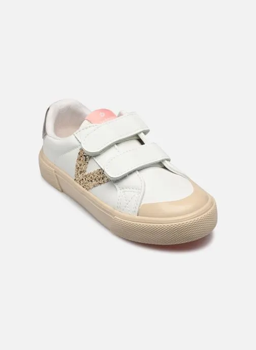 Lage sneakers Tribu Tiras Efecto Piel meisjes wit