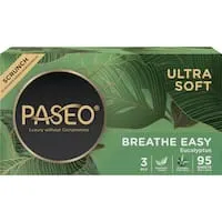 paseo facial tissues ultra soft eucalyptus 95 pack