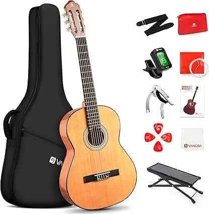 Vangoa Classical Guitar 3/4 Inch Acoustic Classical Guitar, 36 I…