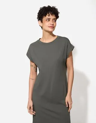 Abito t-shirt - Cotone - verde