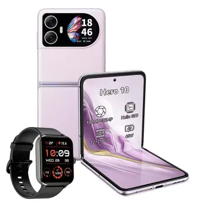 Blackview Hero 10 (36GB+256GB) Smartphone Ohne Vertrag, Octa Core 6.9" 2.4K FHD+ Display Helio G99, 4000mAh 108MP+32MP, 45W fast charging