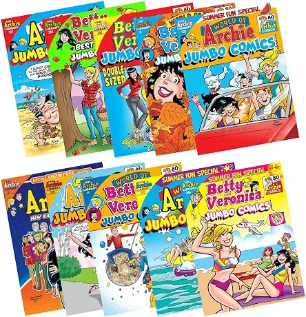 Archie Comics Digest Value Gift Pack (Includes 10 Books)
