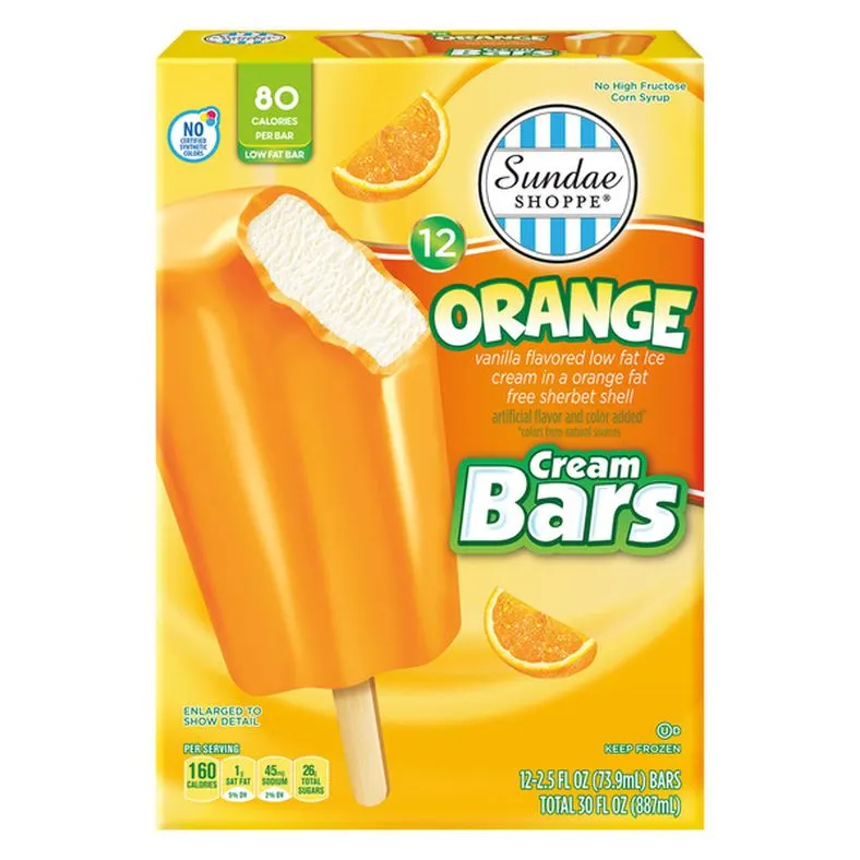 Sundae Shoppe Orange Cream Bars