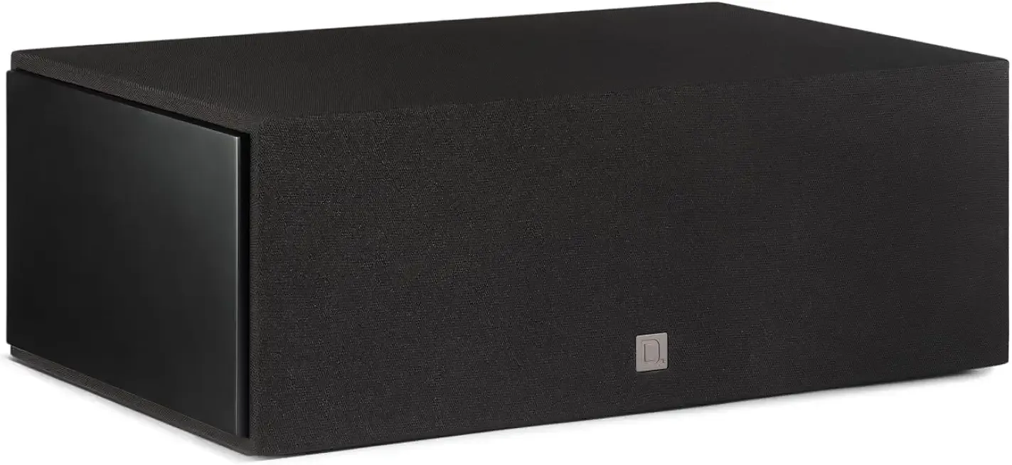 Definitive Technology Dymension DM10 Center Channel Speaker, (2) 5.25" Midrange Woofers, 1" Tweeter, 9" Passive Bass Radiator, for Dymension Series Home & Stereo Speakers, Home Theater Audio, Black