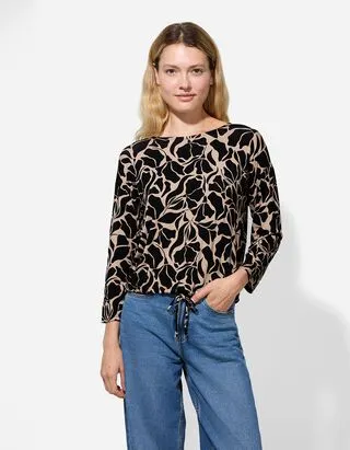 Maglia - Con nodi - beige