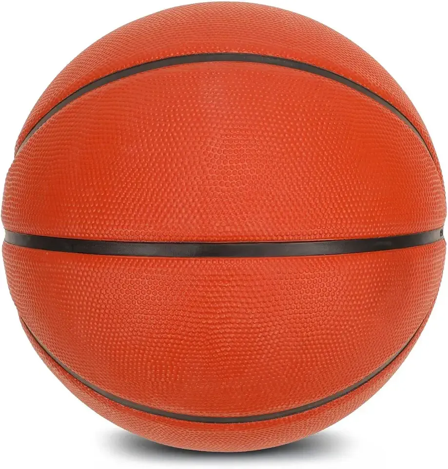 Rubber Basketball - Made for Indoor and Outdoor Games - Sold Deflated (Pump NOT Included)