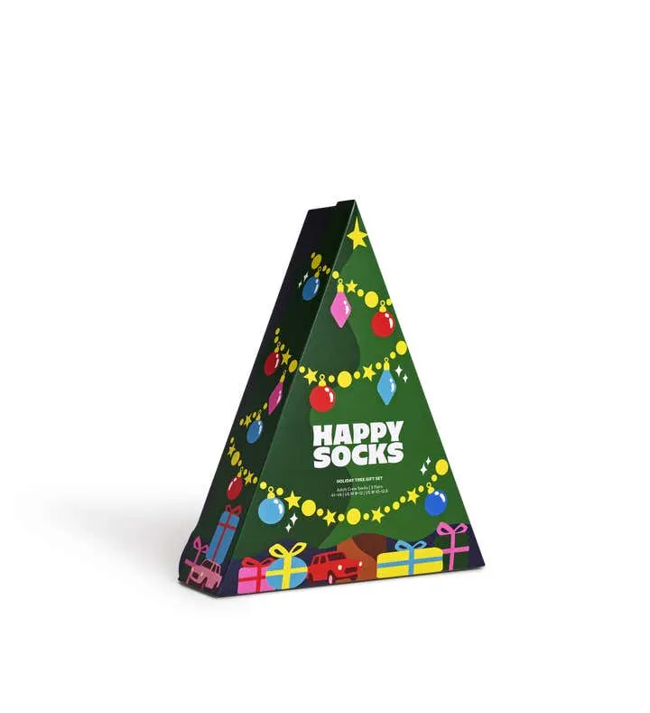 3-Pack Holiday Tree Socks Gift Set