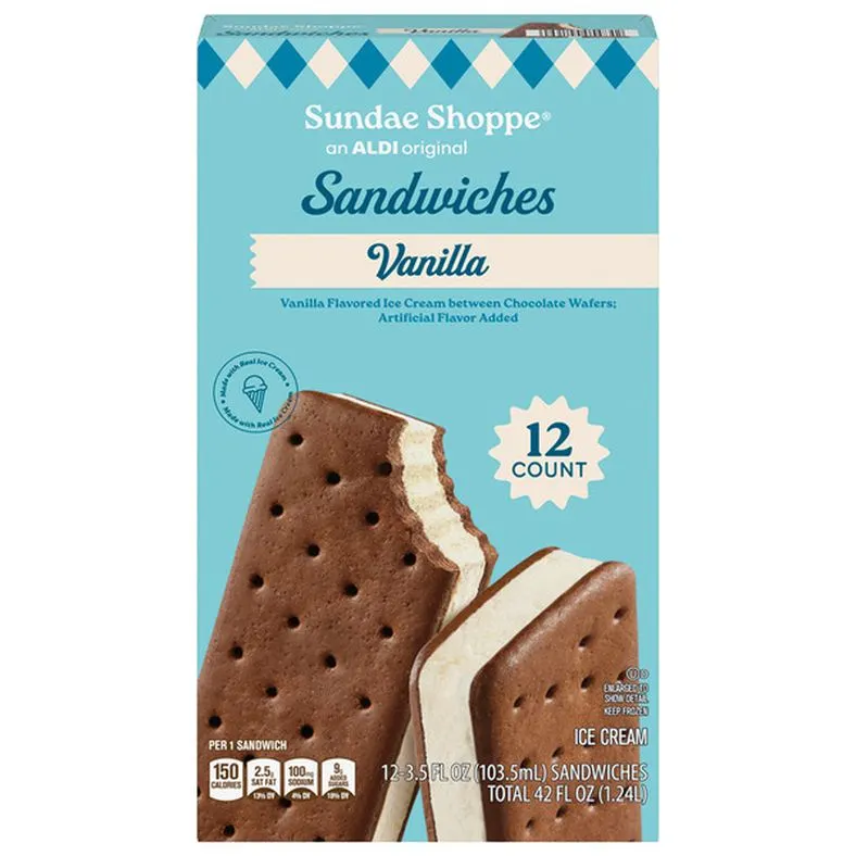 Sundae Shoppe Ice Cream Sandwiches