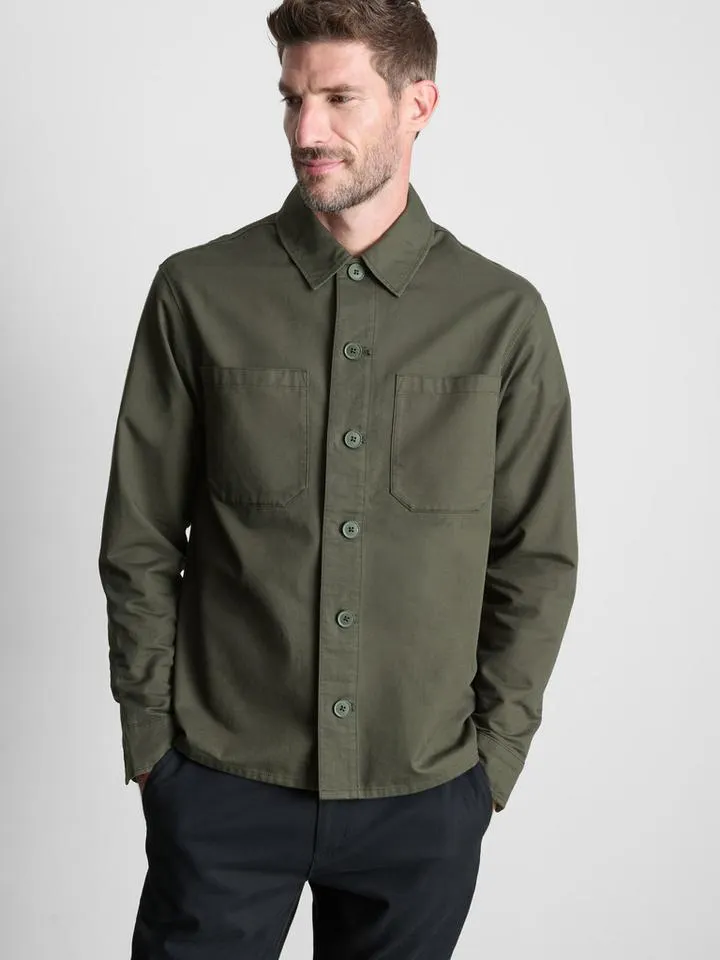 Surchemise utilitaire en pur coton