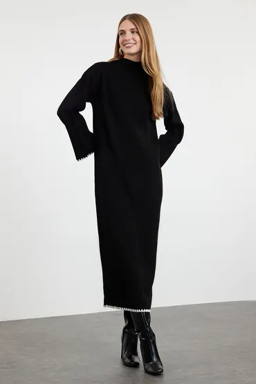 Vestido largo de punto