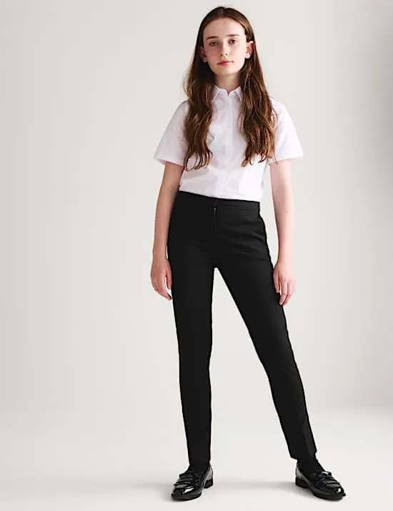 2 Pack Super Skinny Leg Stain & Weatherproof School Trousers