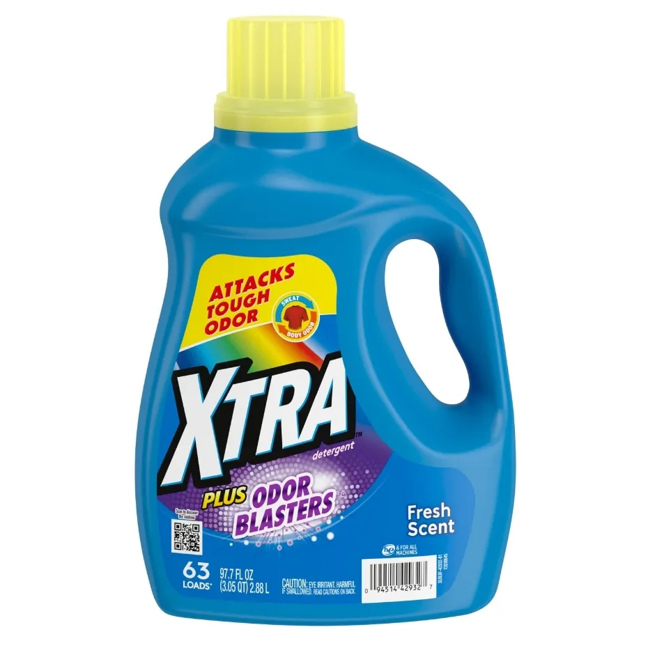 XTRA Plus Odor Blasters Liquid Laundry Detergent - Fresh Scent, 97.7 fl oz.