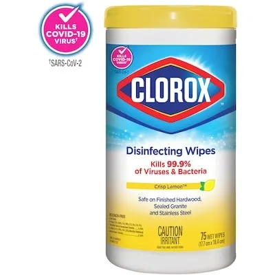 Wipes Disinfecting, Lemon Fresh