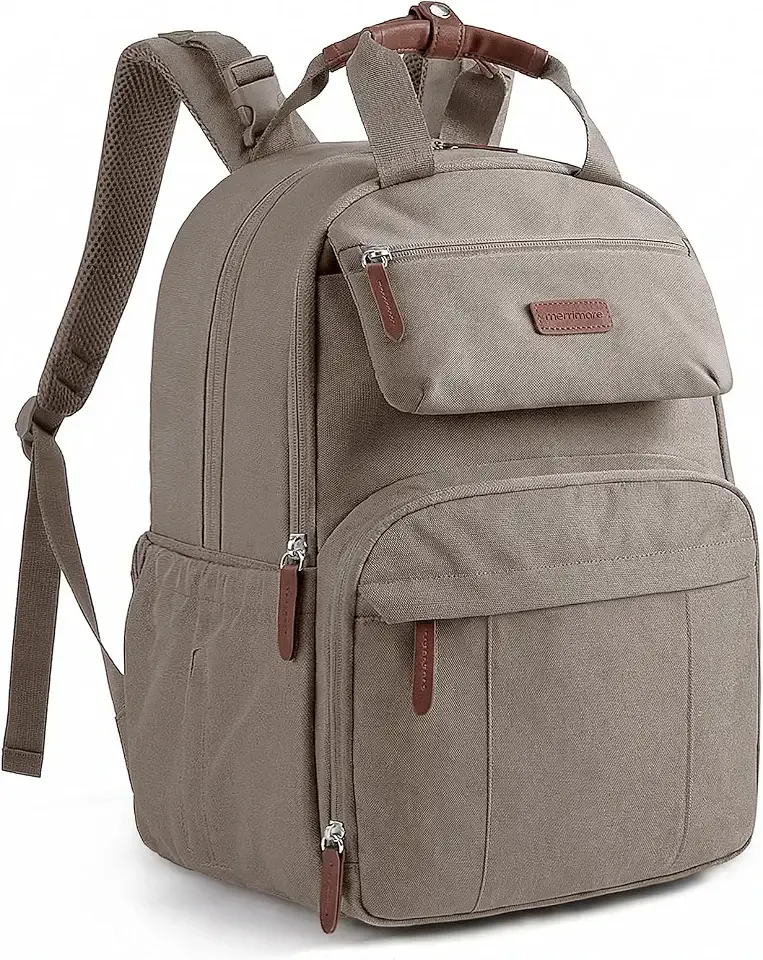 mommore Diaper Bag Backpack Travel Baby Bag with Changing Pad for Mom & Dad