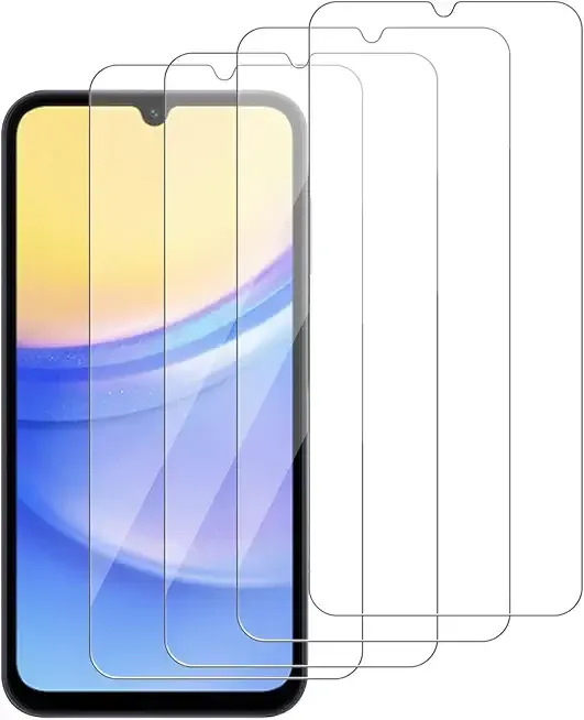 4 Pack Glass Screen Protector Compatible for Samsung Galaxy A16 5G /SM-A166P A166U A166B A166E A166W[9H Hardness]-HD Screen Tempered Glass, Scratch Resistant,[Case Friendly] [Bubble Free]