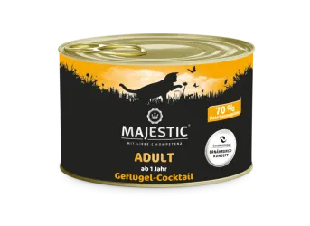 MAJESTIC mit Geflügel-Cocktail für Katzen 6 x 200 g