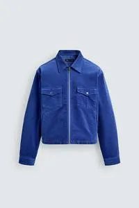 CORDUROY OVERSHIRT WITH ZIP
