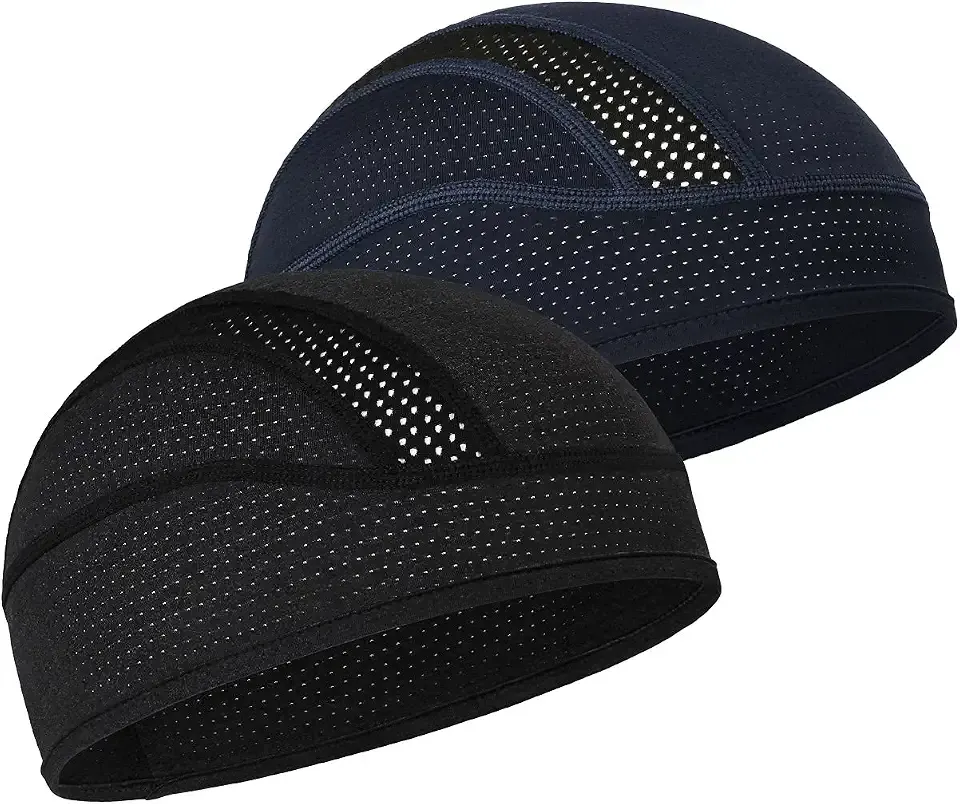 Cooling Skull Cap Breathable Mesh Sweat Control Helmet Liner for Men