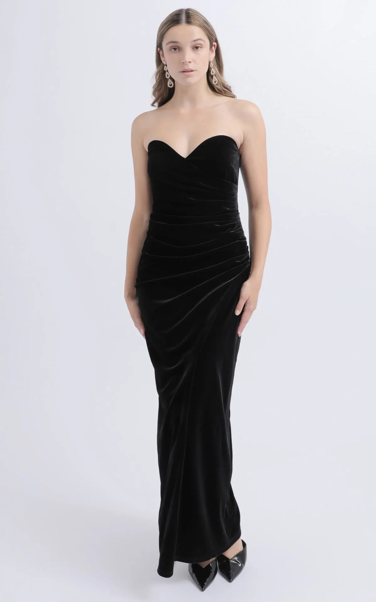 Velvet Sweetheart Gown