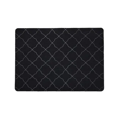 Utility Embossed Needlepunch Mat 31" x 44" Black