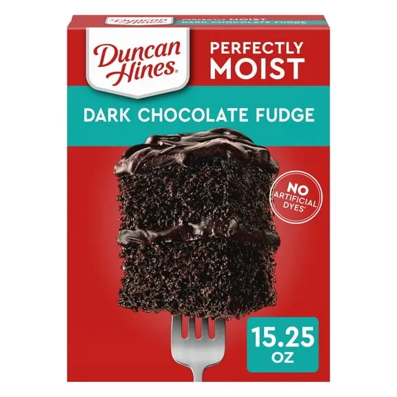 Duncan Hines Dark Chocolate Fudge Cake Mix, 15.25 oz. $1.84 12.1 ¢/oz