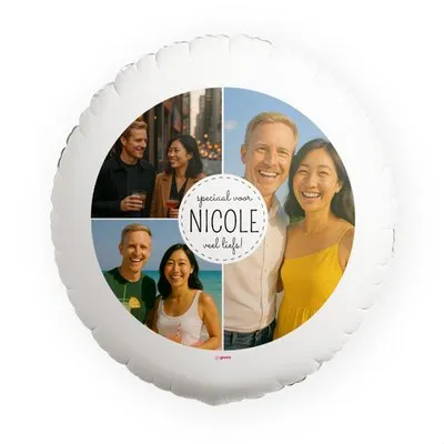 Ballon | Speciaal voor jou | met eigen foto's en naam