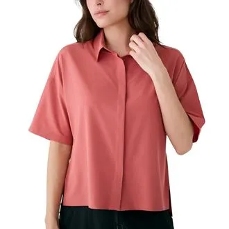 Chemise à manches courtes Olivie pour femme