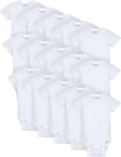 Gerber Unisex Baby 15 Piece Onesies Bodysuit Multi Size Pack Gerber Unisex Baby 15 Piece Onesies Bodysuit Multi Size…