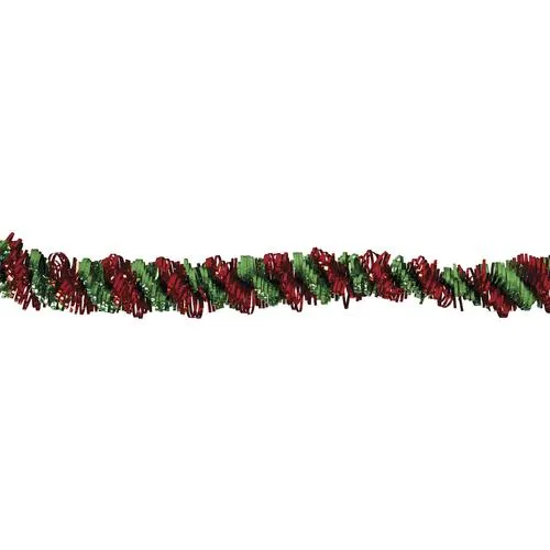 Enchanted Forest® 15' Red & Green Mini Tinsel Garland