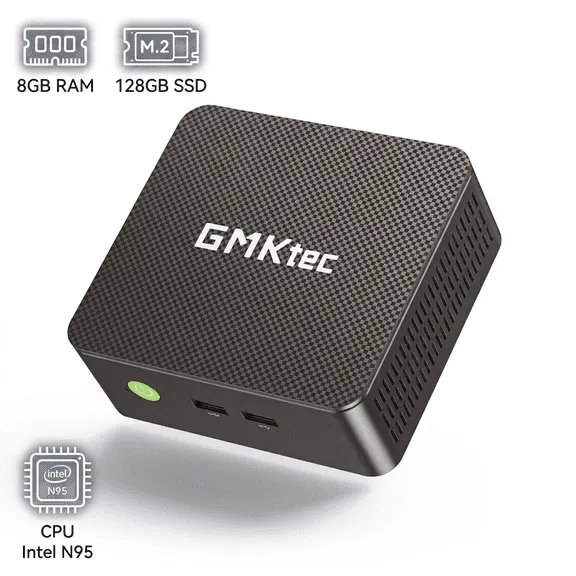 Best seller GMKtec Mini PC, Intel Alder Lake N95(Up to 3.4GHz), 8GB DDR4 128GB SSD, Mini Desktop Computer, Windows 11 Pro, NucBox G3S $219.79 Was $279.99
