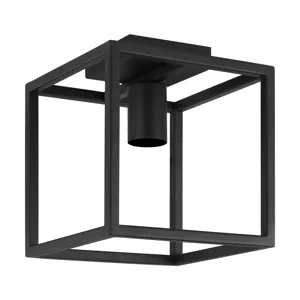 Plafoniera design Eldrick nero IP20, 1XE27 INSPIRE