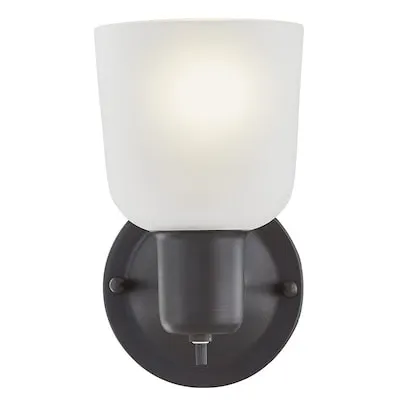 Sylind 5.5-in W 1 -Light Antique Gold Transitional Wall Sconce