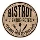 Set de table rond jute BISTROT D 38cm