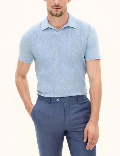 Connor Structured Poloshirt Smog Blue