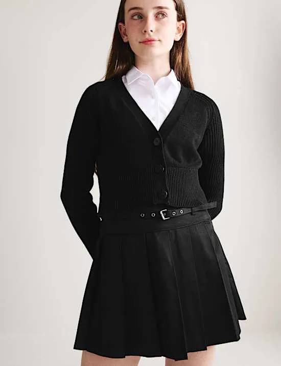 Senior Girl Pleated Skater School Skirt (9-18 Yrs)