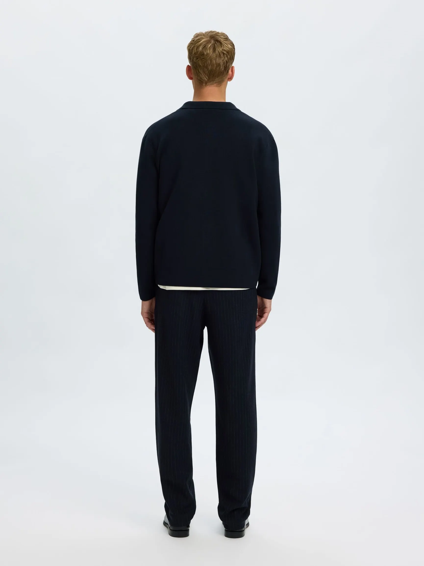 RELAXED FIT STRIKKET CARDIGAN
