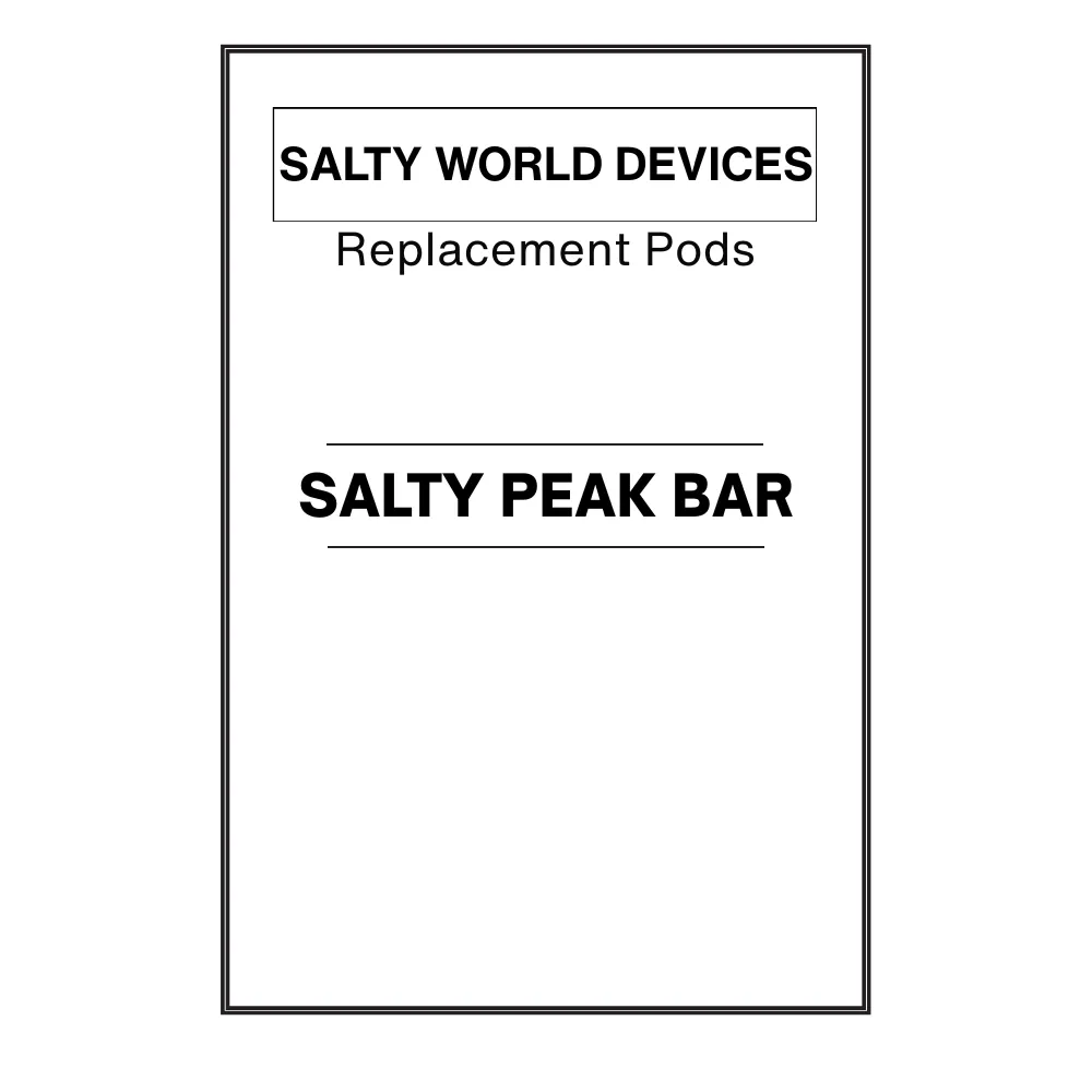 Salty Peak Bar Replacement Pod 1pc