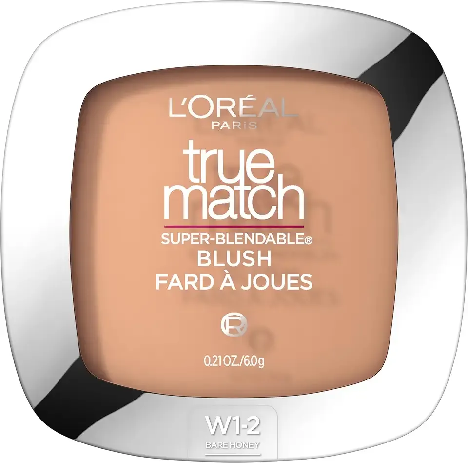 L'Oreal Paris True Match Super-Blendable Powder Blush, Bare Honey, 0.21 Oz (Packaging May Vary)