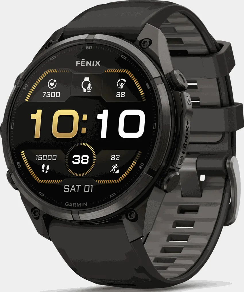 fenix 9 Pro 47mm Titanium, smartklokke - Svart