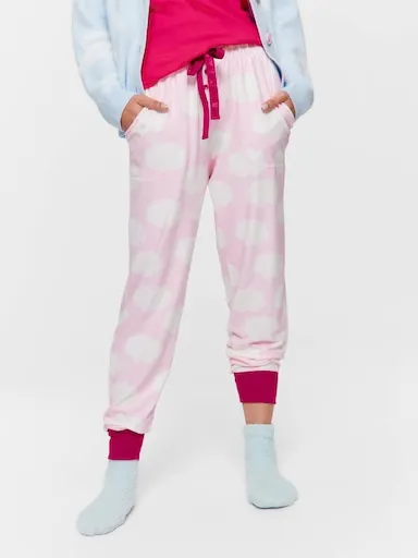 Pink Cloud Plush Easy Pj Pant
