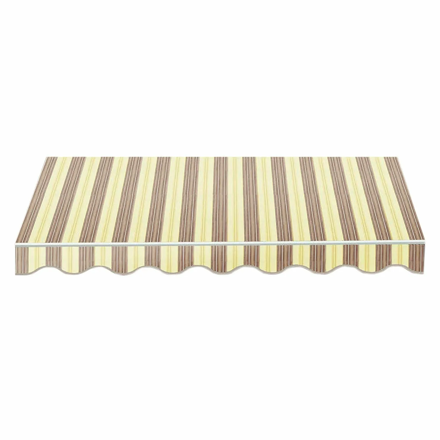 Tenda da sole Itaca avvolgibile fissa colore beige e marrone 3x2 metri