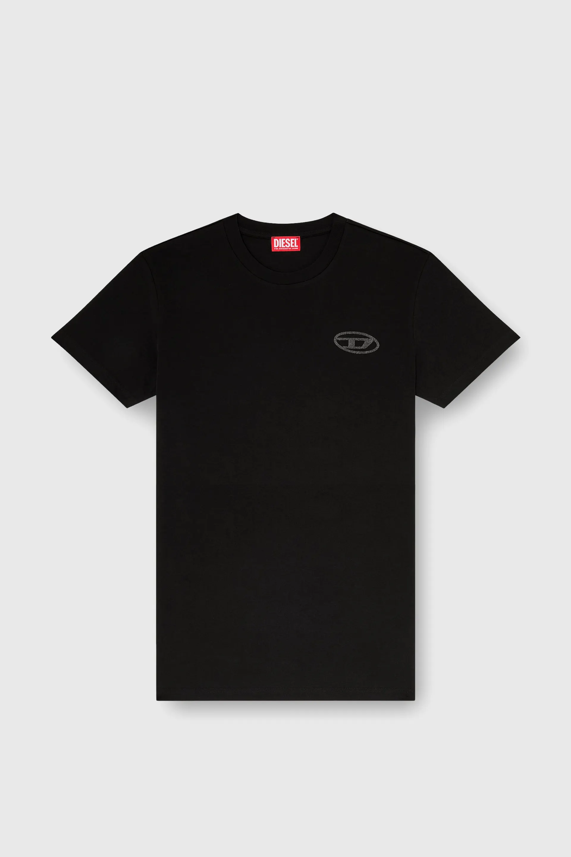 Cotton T-shirt with Oval D logo