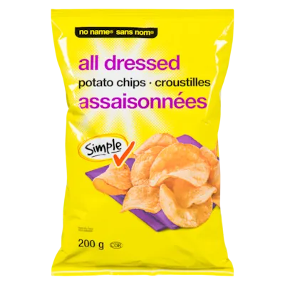 All Dressed Potato Chips
