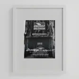 Brooklyn Atlanta Photo Frame White 20x25cm