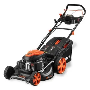 Tagliaerba a scoppio semovente FUXTEC RM5396EsPRO avvio elettrico autotrazione moderabile 53 cm di taglio 196 cc